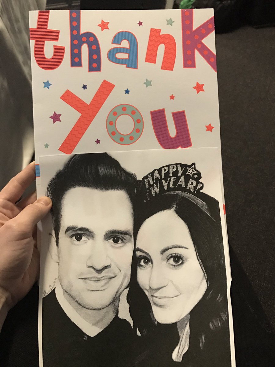 brendonurie's tweet photo. No no no. Thank YOU. Glad we've been friends so long. you da best @heidi_schroder https://t.co/WO2se4IZIq