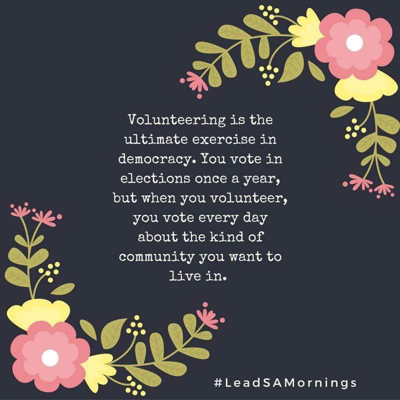 Vote today by booking your spot on one of our upcoming volunteer events bettersa.org