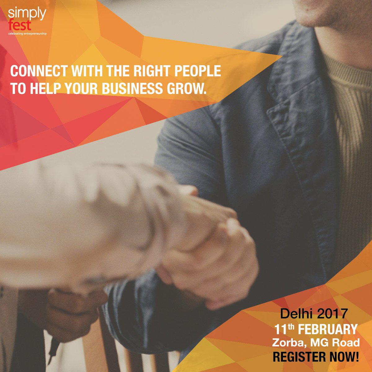 simply_fest's tweet photo. Meet new investors &amp; interact with notable industry leaders. 
#SimplyFest #Delhi #Business #Startup https://t.co/uQwp79jaWz