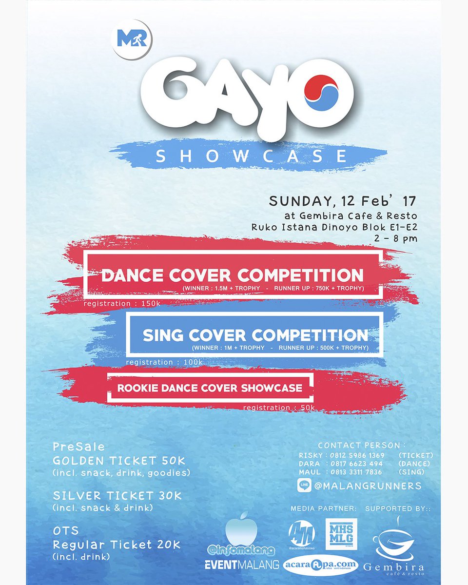 Jangan Sampai Ketinggalan Untuk Acara dan contest dari mimin. Thank You Runners!!!