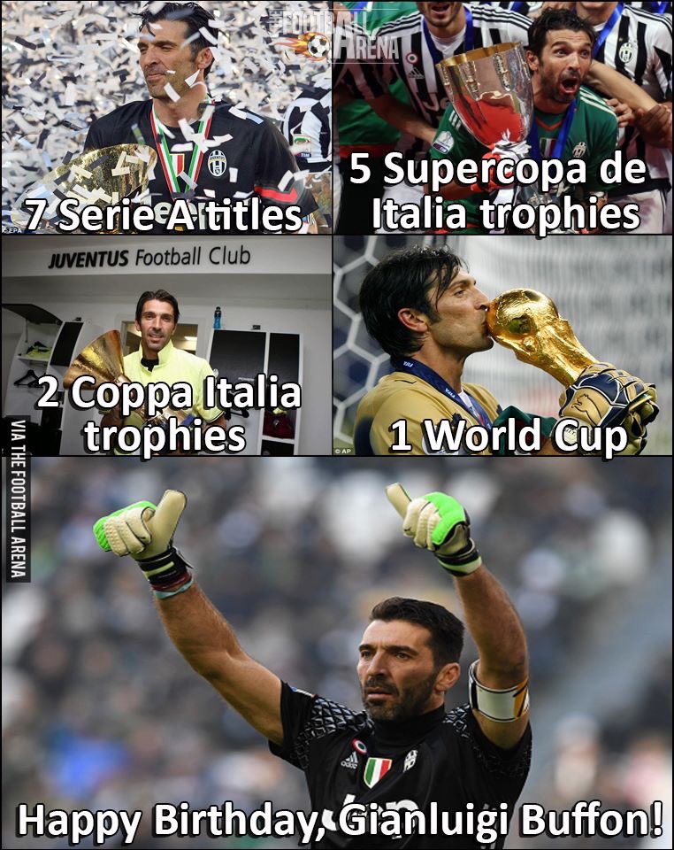 Happy Birthday to one of the greatest goalkeepers of all time, Gianluigi Buffon!    
