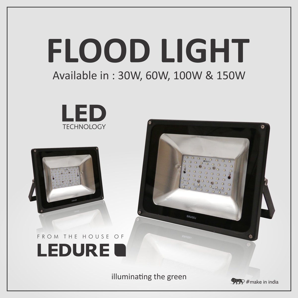 LEDURELIGHTINGS's tweet photo. Powerful & Zero Maintenance #FloodSeries From Ledure
#LedureLED #LED #MakeInIndia #LedLights #LedForAll #LEDURE #LedureLightingsLimited https://t.co/U2mD6BQXcy