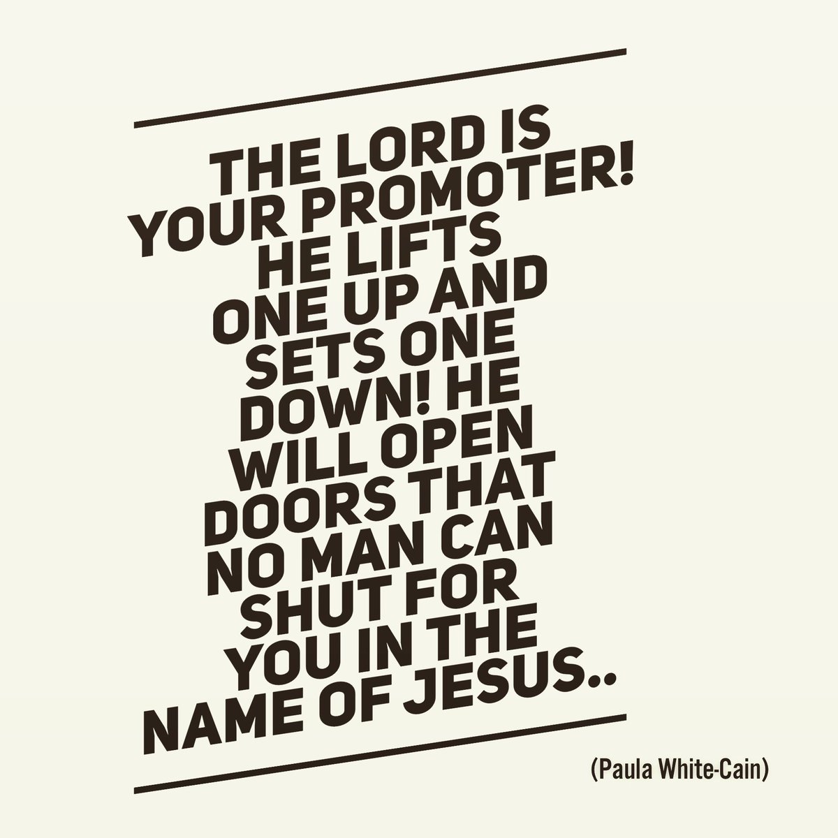 Paula_White's tweet photo. I am praying for you! The Lord is bringing increase to you! Your season has shifted in the name of Jesus! https://t.co/MtUYHTFC0K