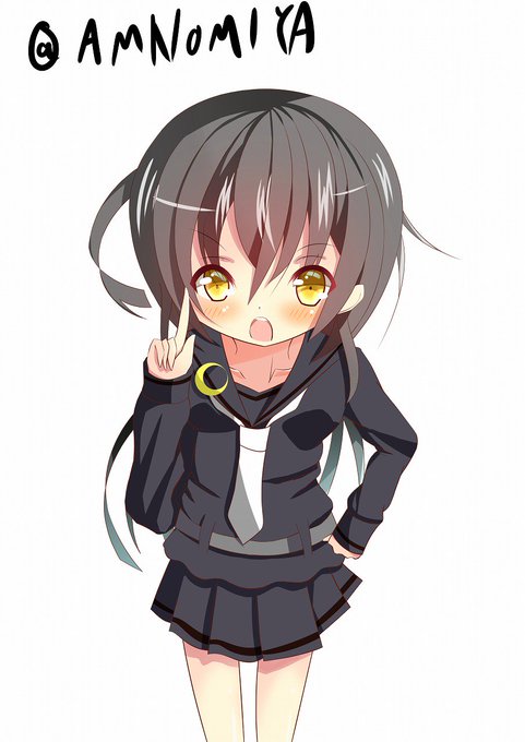 #艦これ版深夜の真剣お絵描き60分一本勝負
#艦これ版真剣お絵描き60分一本勝負_20170128
三日月ちゃんに怒られました～ 