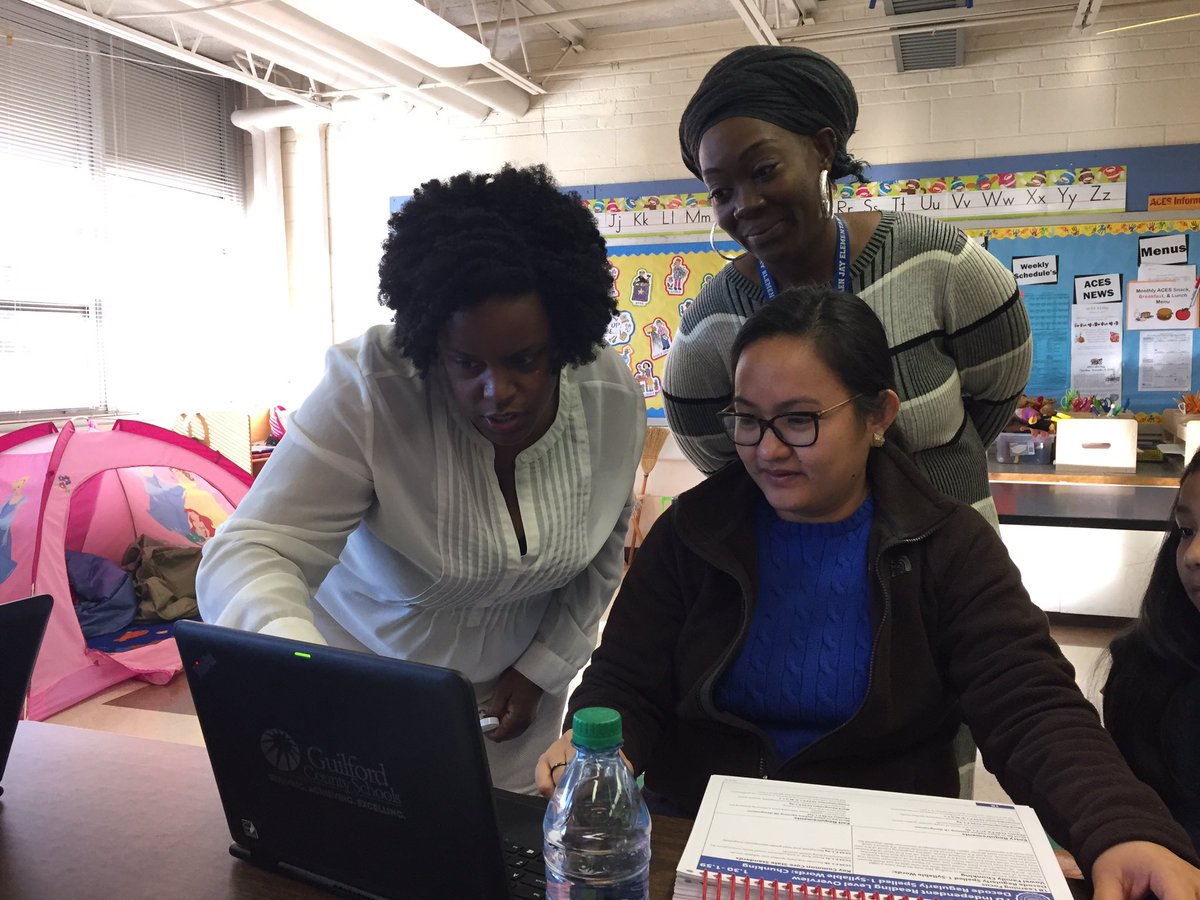 Allen Jay Elem. Guilford, NC Refining and clarifying with teachers and leadership!#ARC2017 <a href="/AmericanReading/">American Reading</a> #Guildford