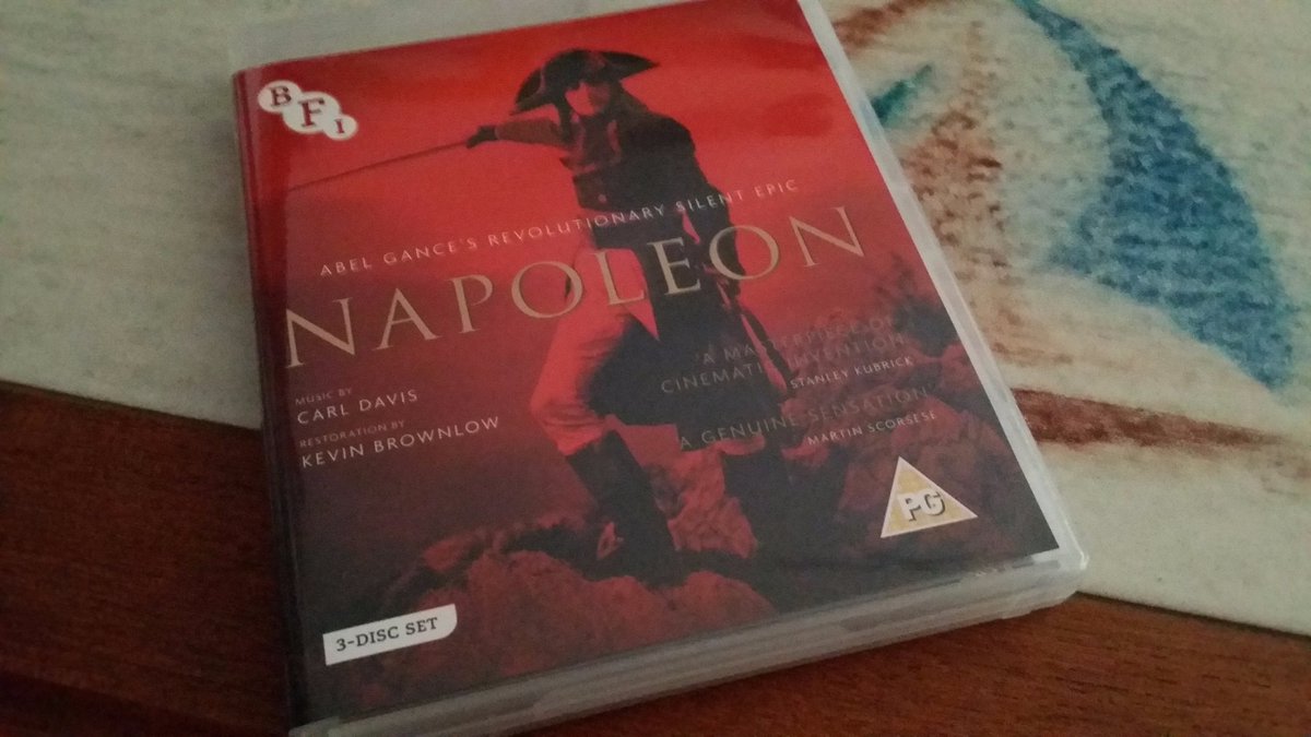Abel Gance #Napoleon <a href="/BFI/">BFI</a> restoration is brilliant. This film is stunning filmmaking. Inspiring. Experimental. So many beautiful sequences!