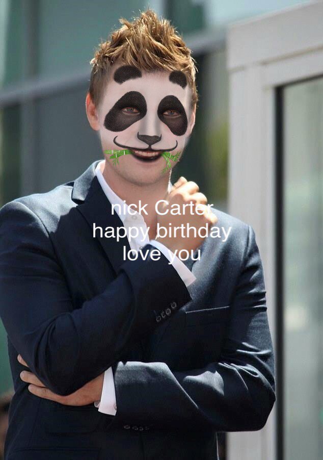 Created with Nick Carter happy birthday love you 