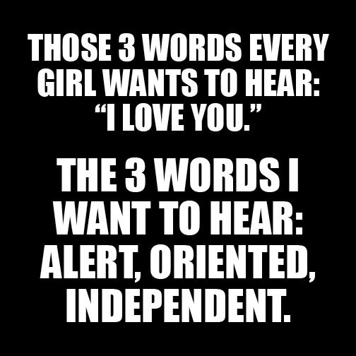 allnurses's tweet photo. What you want to hear as a nurse is a bit different :) https://t.co/eNRaKOeEAQ https://t.co/YYVlSRHWuo