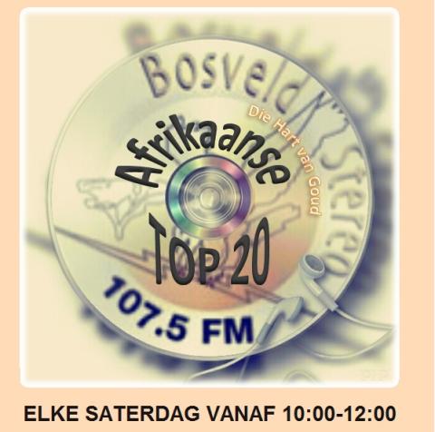 BosveldStereo's tweet photo. Baie Geluk aan die #Top3 van die Bosveld Stereo Afrikaanse #Top20 @hencoartist @Zamudio_SA @Pieter_Koen https://t.co/u3tvvM0ajl
