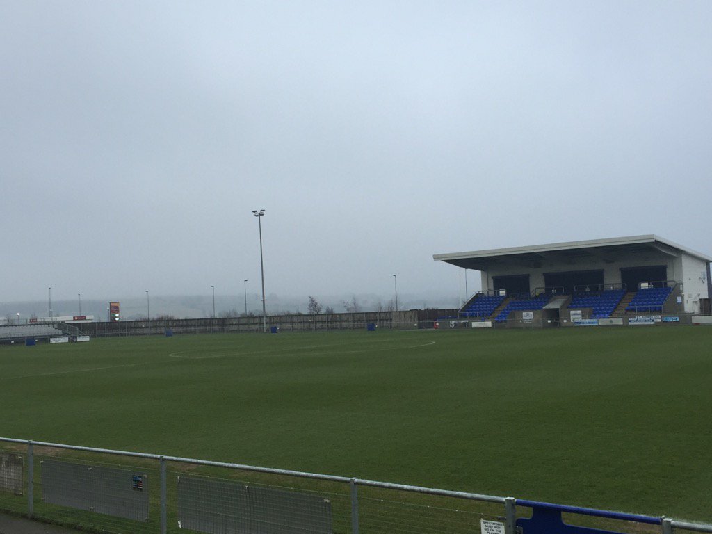VentressGary's tweet photo. Pitch ready for Penrith today after lots of rain thanks to Brian Watson who made this possible RIP Brian top man https://t.co/T55QpF6glF
