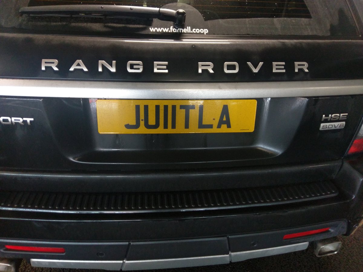 Illegal Number Plate tweet media