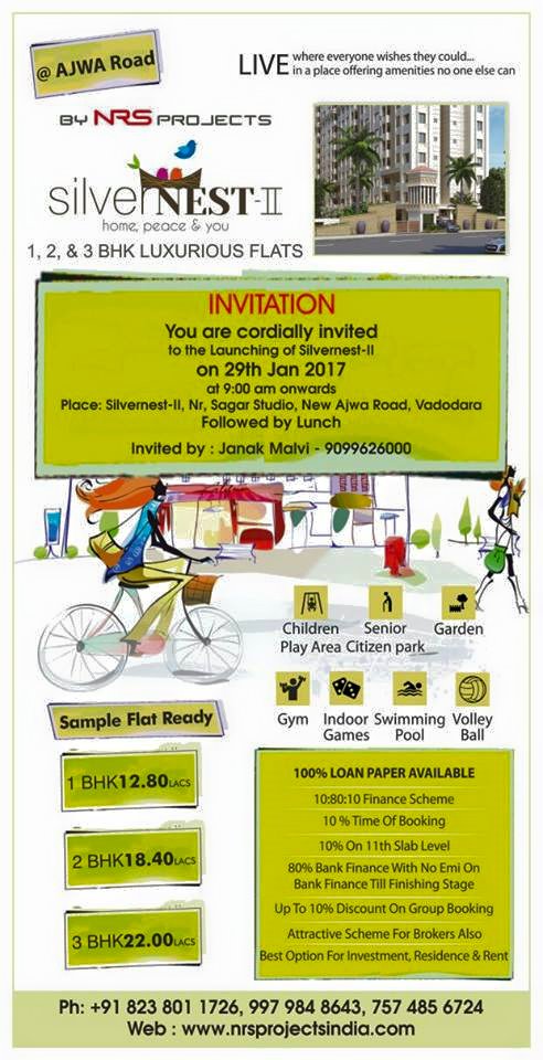 nrs_projects's tweet image. #NRSProjects  New #Ajwa_Road #Vadodara - #SilverNEST2 -
#Invitation_Card

#Map Link goo.gl/maps/PMbxvJCGY…
nrsprojectsindia.com/silvernest2_ov…