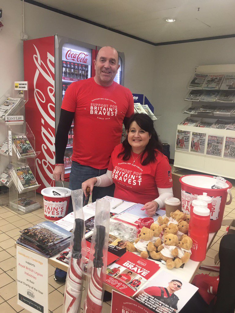 BritainsBravest's tweet photo. Big thanks to @rotarytonbridge for helping out at Tonbridge @sainsburys today! https://t.co/goigQPBIEF