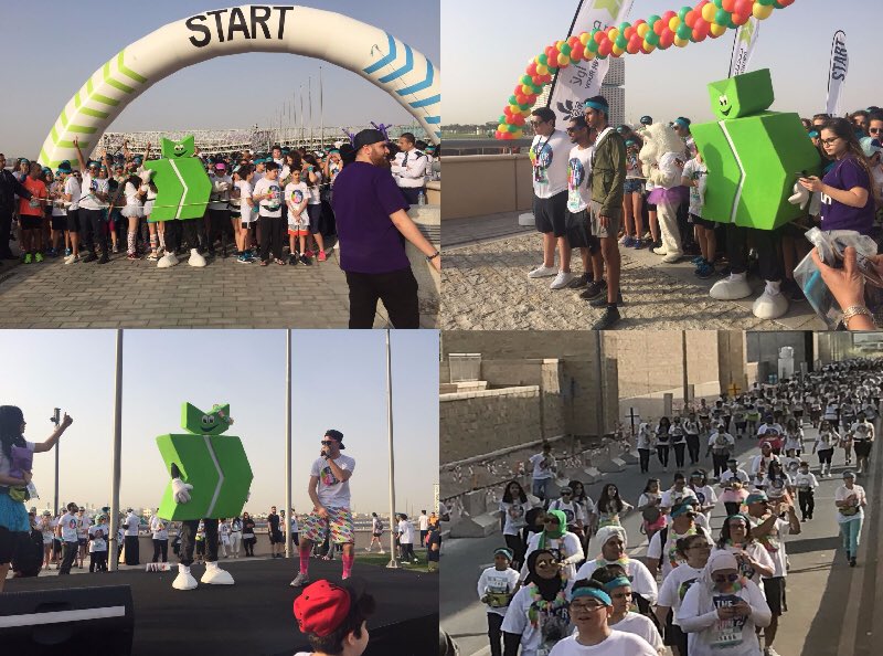 SahtakAwalan's tweet photo. Sahtak Awalan is helping to build healthier lifestyles at The Color Run Qatar. #SahtakAwalan #Health #Qatar #TheColorRunQA https://t.co/gX3kWyp0FS