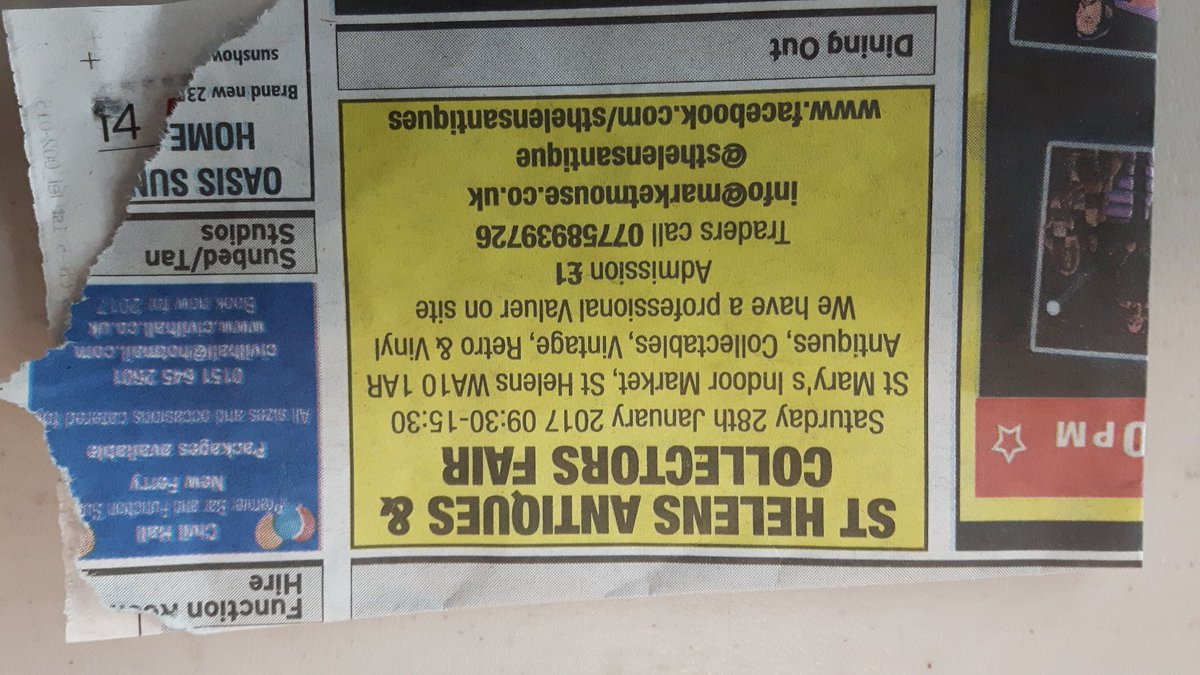.<a href="/EchoWhatsOn/">What's On Liverpool</a> Thanks for our advert in #LiverpoolEcho It's working a treat!
We're open until 3:30pm today.