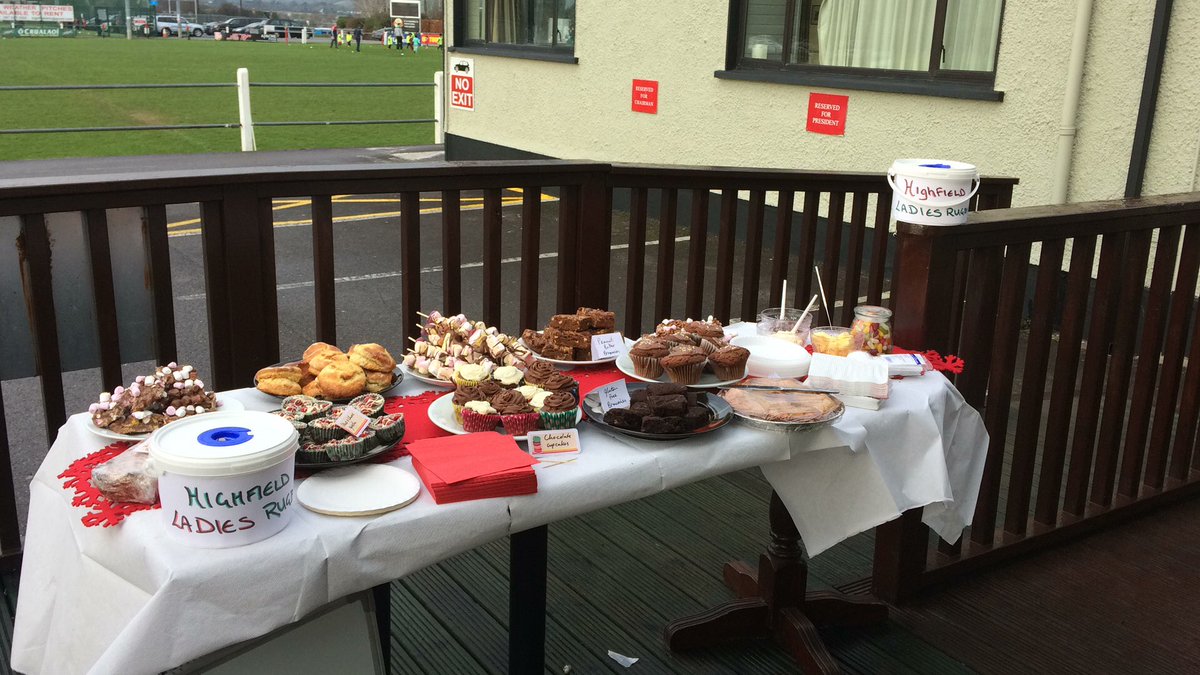 Ellensmurfy's tweet photo. Please come and support our bake sale in Highfield RFC!! @HighfieldGirls https://t.co/wNsgmjtOnm