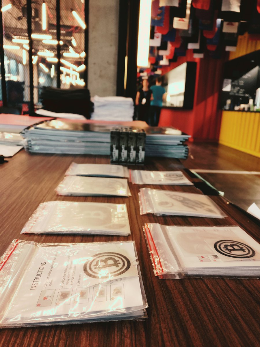 JustDoingOurJob's tweet image. @StickyPattern thanks for your amazing stickers at @demobit in #Bratislava #bitcoin #demoparty