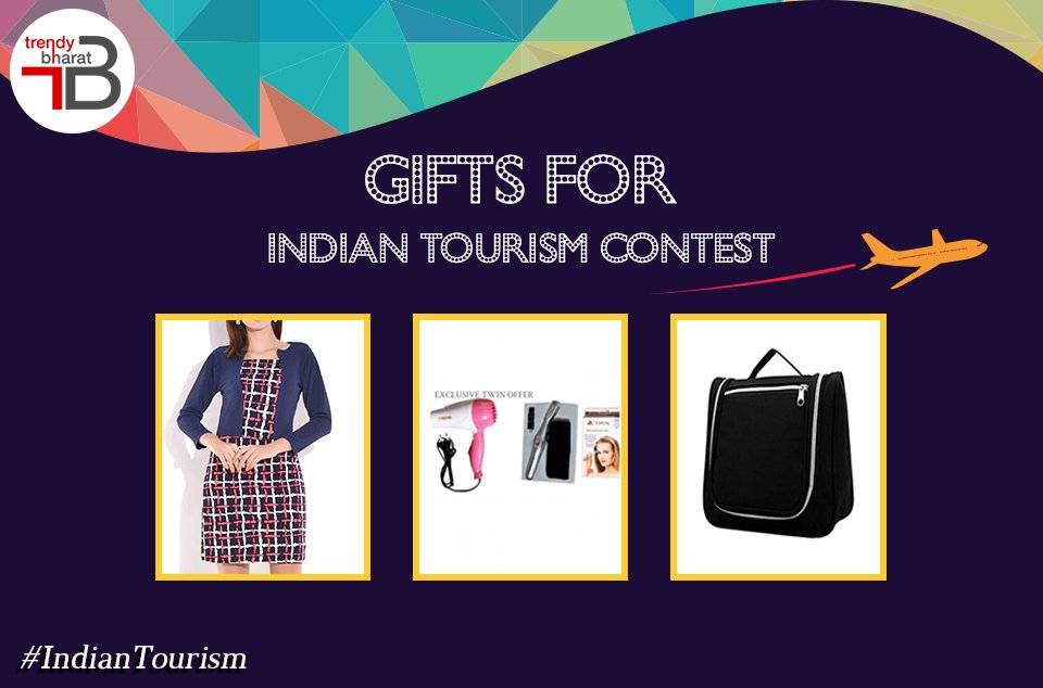 TrendyBharat's tweet photo. We are revealing the winners gifts of #Indiantourism #contest.
#ContestAlert #contestindia #incredibleindia #gifts #Prizes https://t.co/BQVlDjlLSN
