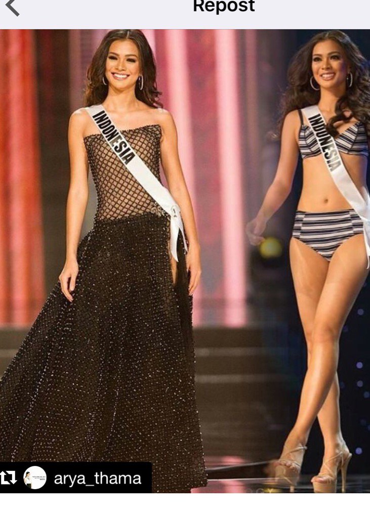AdiRandal's tweet photo. Give her support with #MissUniverse  contigents from #Indonesia. She is so pretty  🇮🇩🇮🇩 https://t.co/hA4G99jcVR