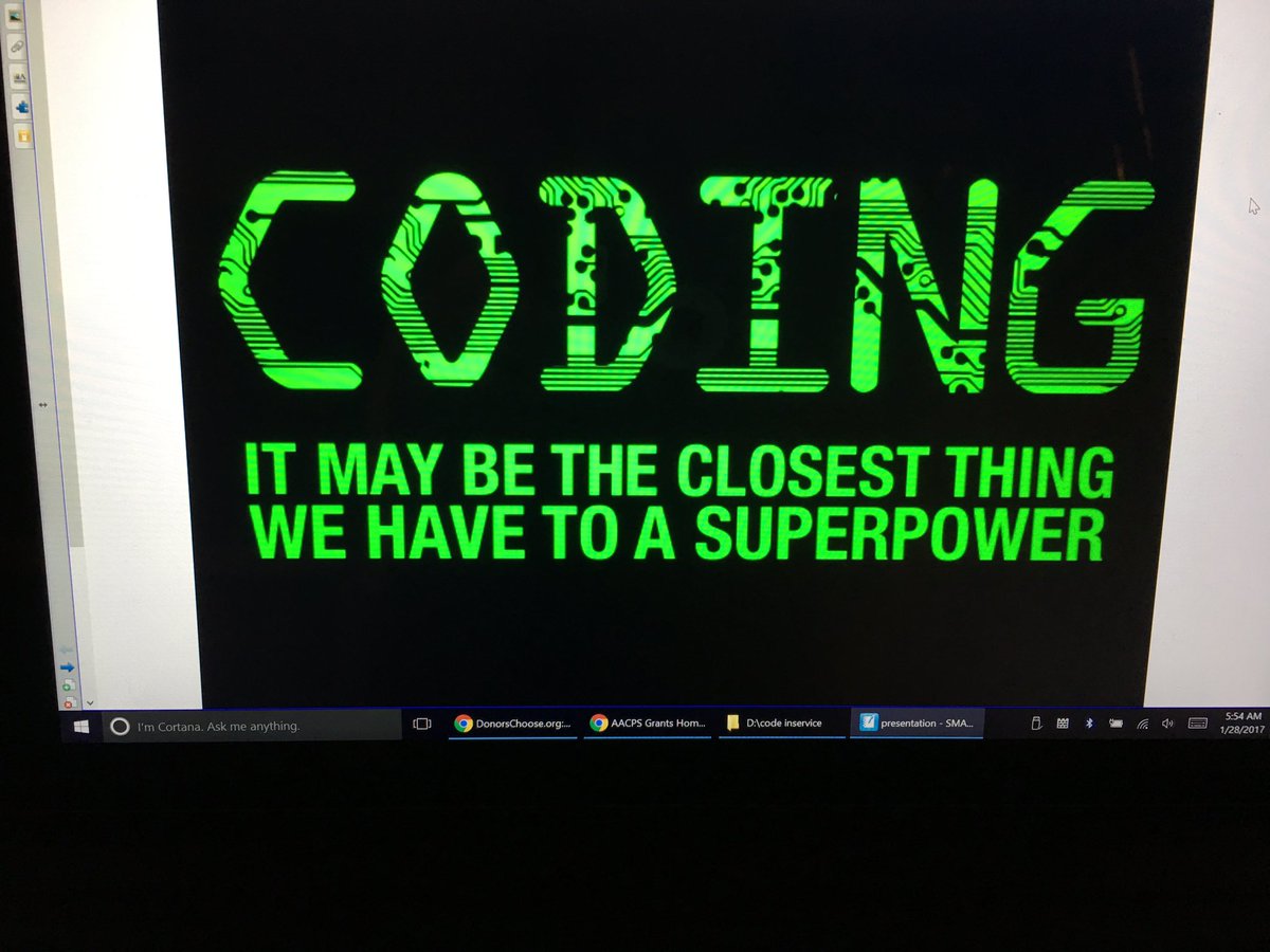 teacherfirst73's tweet photo. Finishing touches done! #ready4fun #BringItOn #coding #KeepCalmCodeOn @aacpsoit https://t.co/5TxQwIzIBw