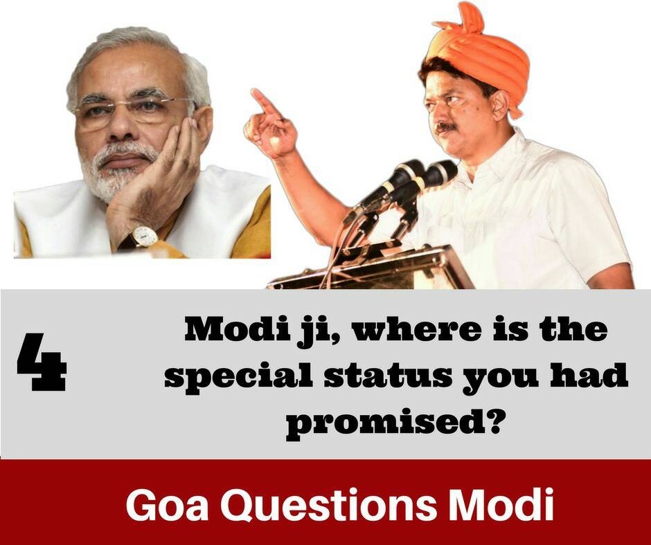 KarlVazAAP's tweet photo. Goa Questions Modi https://t.co/1kuw8XpmPi