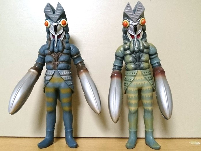 ウルトラマンとウルトラセブンの50周年セットが揃ったので比較