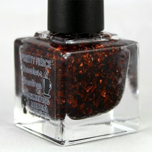 Chocolate Shavings ♡ Treat Your #Nails to Serving of this Decadent Pretty Fierce #NailPolish Shredded Topper! PrettyFiercePolish.com