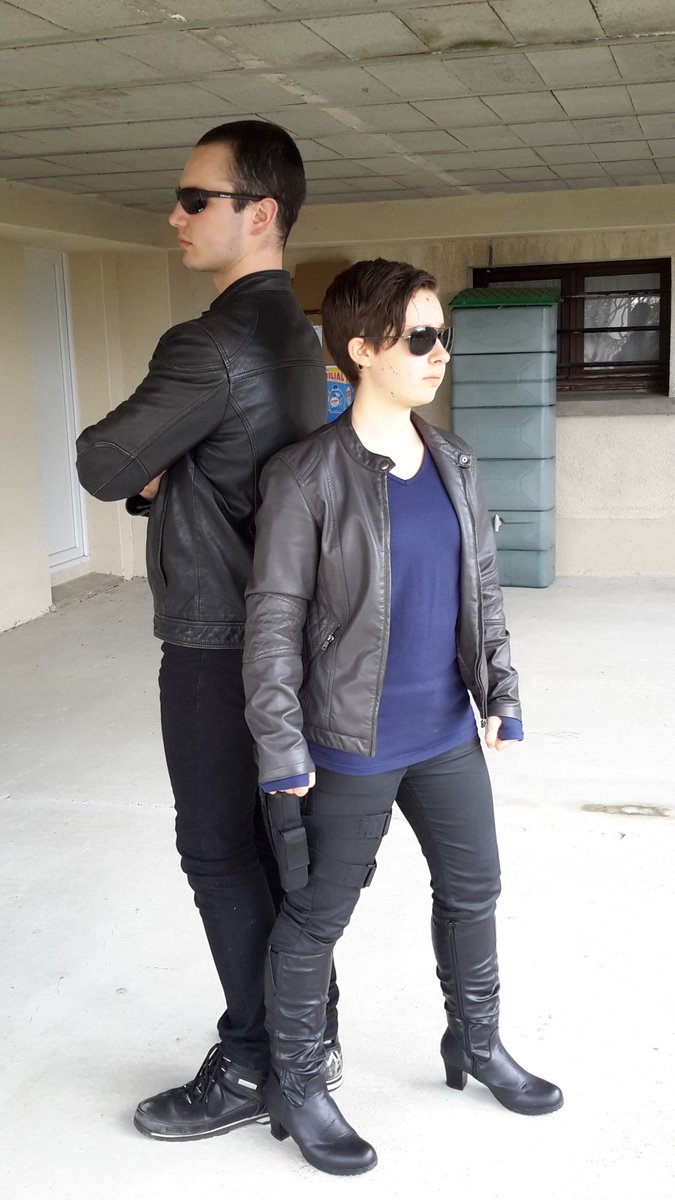 Sumaru97Cindy's tweet photo. Philinda cosplay, this badass couple is everywhere, even in France ! @MingNa @clarkgregg #AgentsofSHIELD https://t.co/OhuWtMYUl3