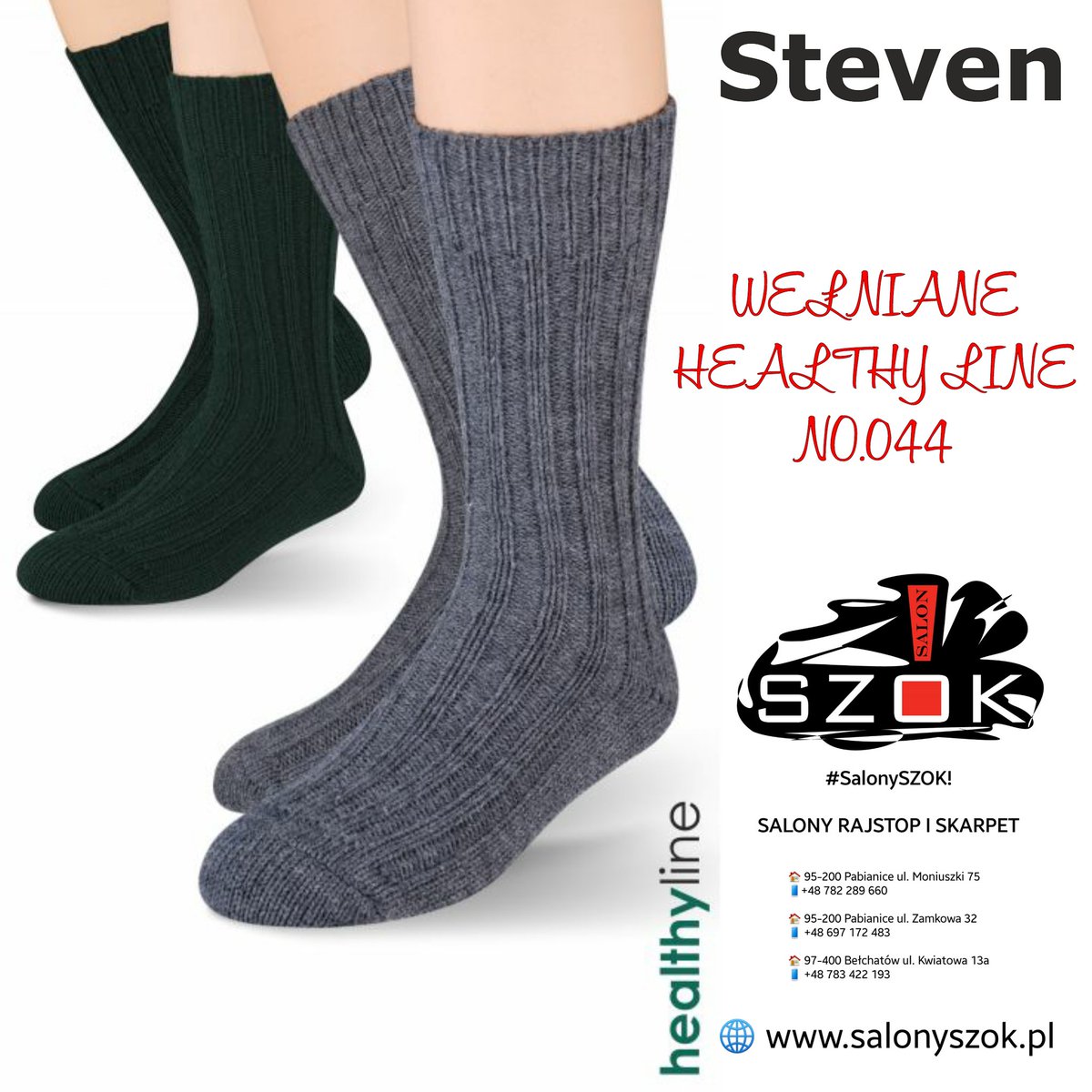 SalonySZOK's tweet photo. 🔴 #Męskie #wełniane #skarpety #HealthyLine o klasycznym splocie firmy #Steven. Zapewniają #komfort i poprawiają #krążenie ➡🏠 #SalonySZOK!👣 https://t.co/AGrdr37E7q