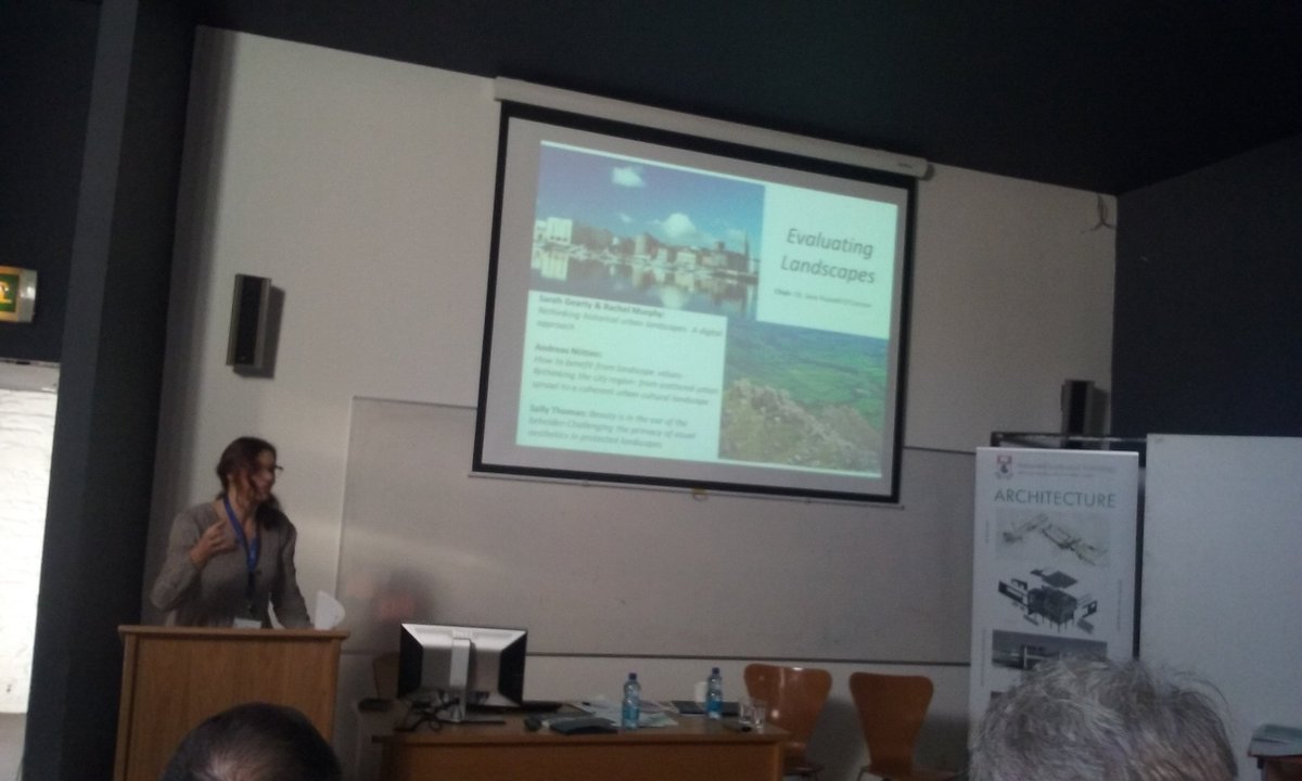Dr. Jane Russell O' Connor chairing Evaluating Landscapes #AIARG <a href="/waterfordit/">OConnellSchool</a>