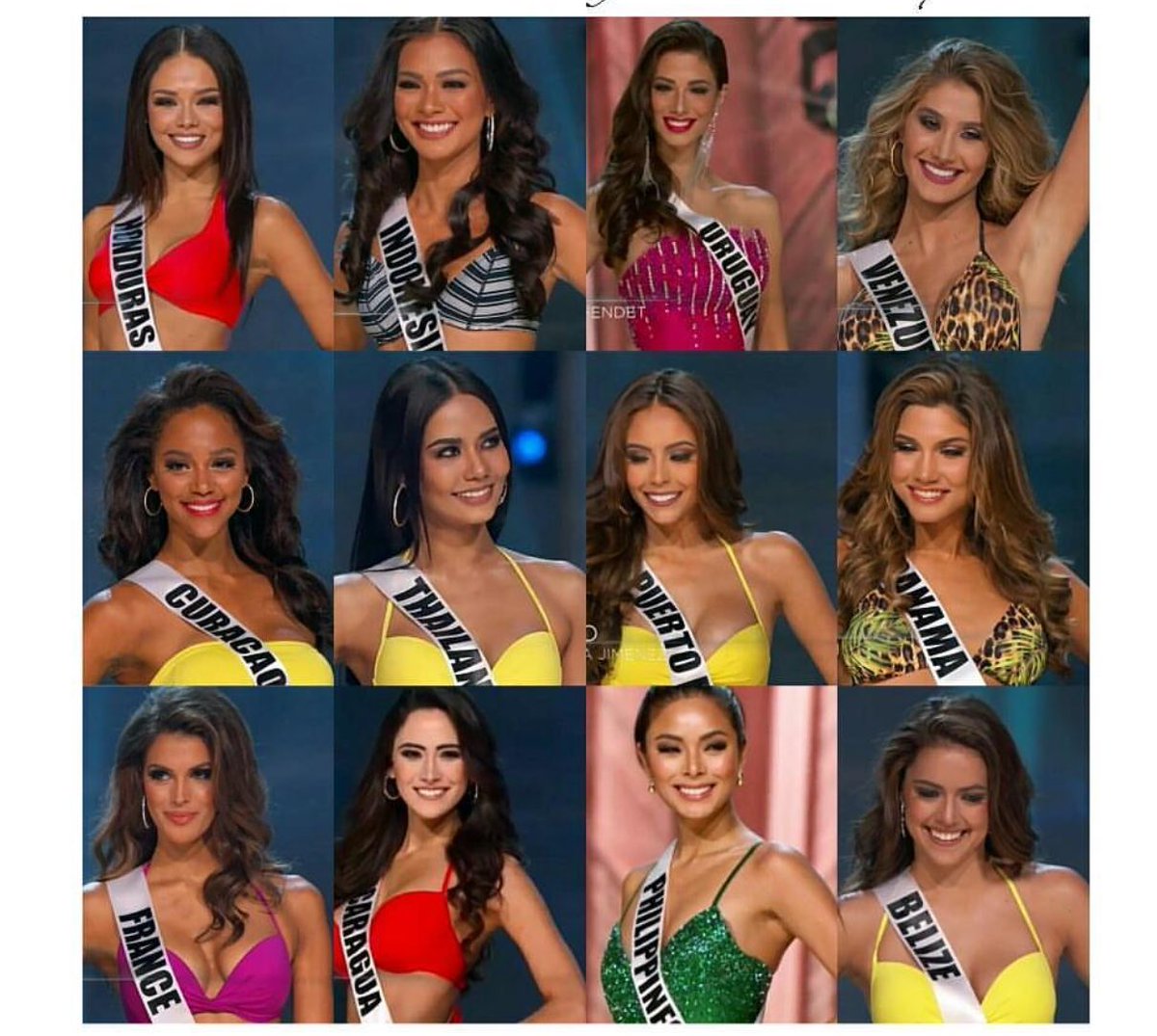 Jani_Cake's tweet photo. Miss Belize looks like Belle from the Disney movie with that Smile and Yellow bathing suit 😍😍 #MissUniverse #Belize https://t.co/11eG8zUZ17