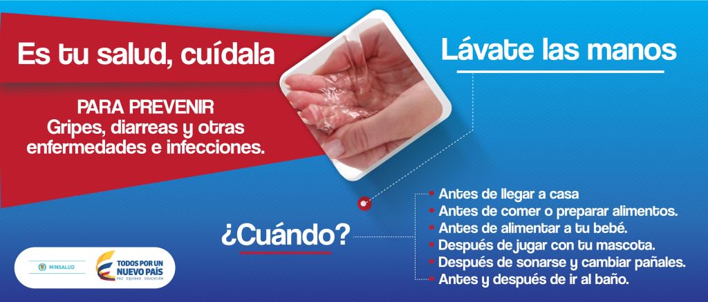 El #LavadoDeManos con agua y jabón interrumpe la cadena de transmisión de enfermedades. ow.ly/eng2307YdLw