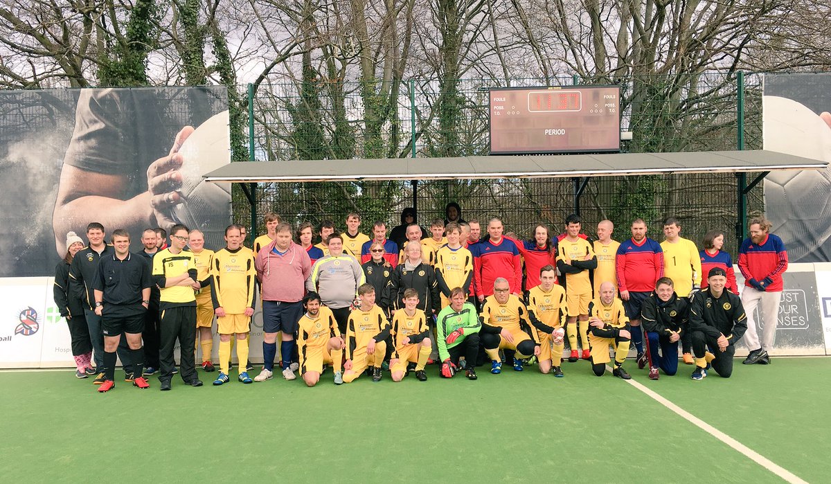Big thanks @twyfordspartans for the friendly vs Hereford MIND FC today before the @HerefordFC vs @tivertontownfc fixture! #inclusionfootball
