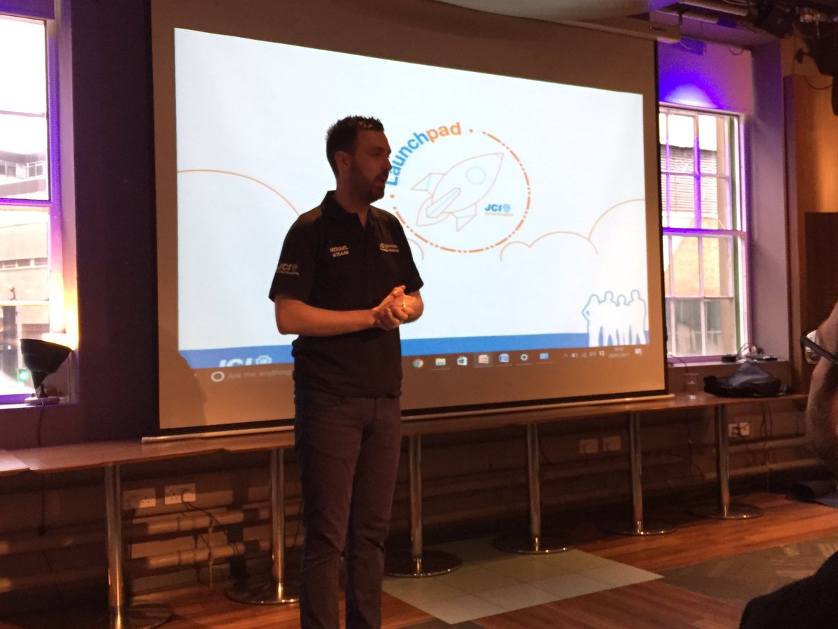 JCISouthampton's tweet photo. Our own National President @theMichaelSteel introduces the start of #jcilaunchpad in #Nottingham @JCI_UK https://t.co/sRDVLjC6m1