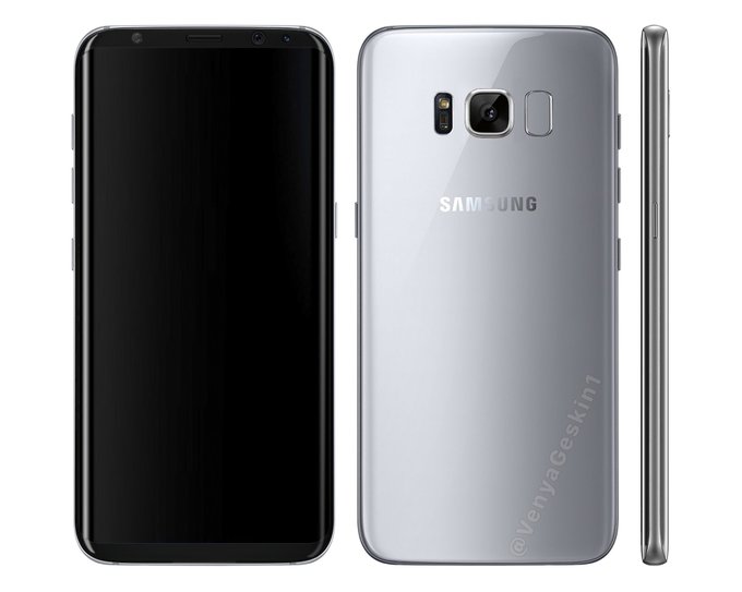 Tiếp tục lộ thêm ảnh render về Samsung Galaxy S8