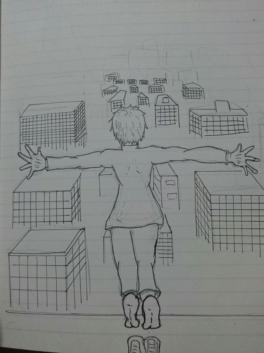 中学美術2の俺の絵が上手くなるまで投稿す Ren124re Twitter