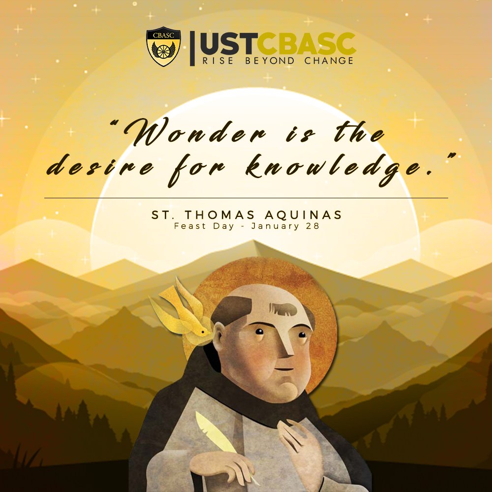 USTCBASC's tweet photo. #CBASCFeature
St. Thomas Aquinas is one of the greatest philosophers and theologians of the world.
READ MORE: https://t.co/hiKNG0Hlte https://t.co/QjivyD9mN0