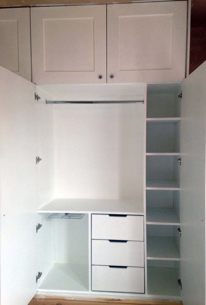 Full height fitted wardrobe. #HomeImprovement #woodworking