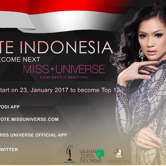 Ingat!!
Kita Close Vote tgl 29 jam 12:00
tgl 28 Close untuk USA
Please RT ini !! Agar yg lain tau
#MissUniverse
#Indonesia