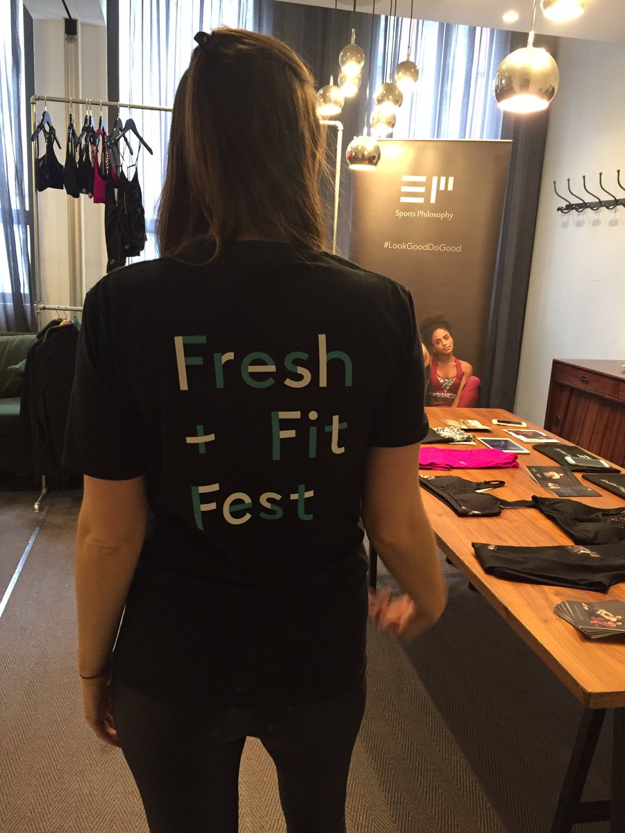 hcheston's tweet photo. Loving my pimped #FreshFitFest tshirt! @TheHoxtonLDN https://t.co/Cb0pYhwvwC