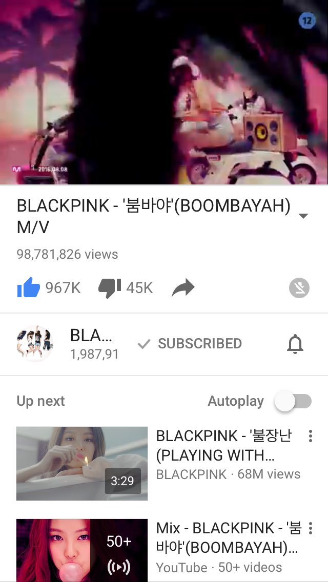 BPForTheWin's tweet photo. Mass streaming for Boombayah MV has started! Lets make Boombayah to reach 99M views today! https://t.co/4PLreUdPxC https://t.co/YQEArCrs1v