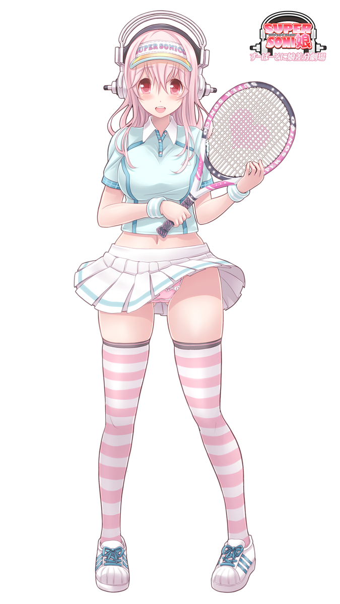 V Mag On Twitter テニスウェアそに子 オリジナルのテニスウェアを着せました ミニスカートでプレイするスポーツは良いものですね ラクロスも捨てがたいのでいつか描きたいと思います この頃の立ち絵は少し体型がずんぐりしてしまっていますね すーぱーそ