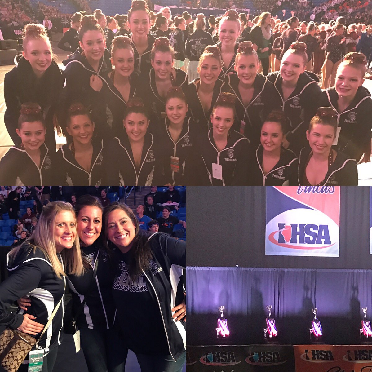 Amathews85's tweet photo. Day 2! Top 12 dances teams in IL will compete for state title! Honored to be in the top 12! #d155inspire #carygrovepoms @CaryGroveHS https://t.co/nxb08WoBcO