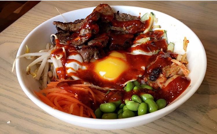 Some like it hot. #savannah #savannahga #visitsavannah #lunchc #weekend #eatatCO #koreanricebowl #spicy