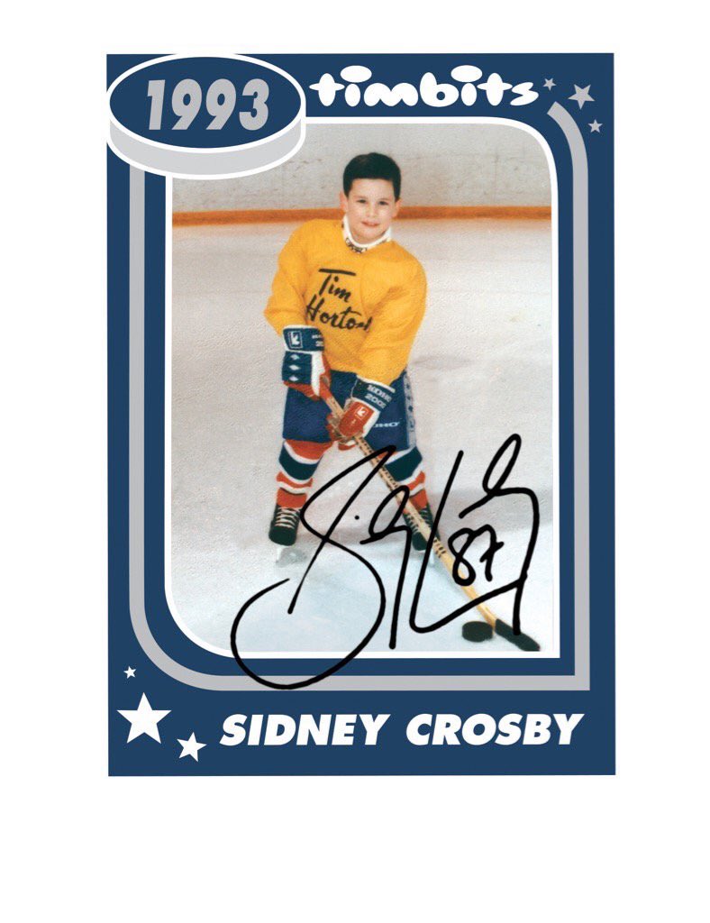 sidney crosby signed timbits jersey