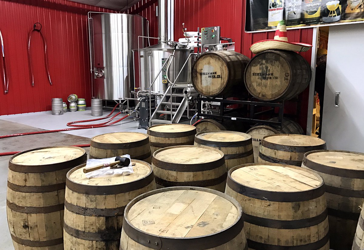 StillmankBeer's tweet photo. Got some fresh barrels from @JHenryBourbon and cant wait to fill them up! What would you like to see go in these beauties? #CraftBeer https://t.co/j57w0mRD2R