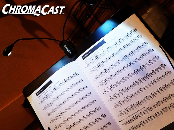 ChromaCastMusic's tweet photo. #ChromaCast #ChromaCastMusic #MusicLight #MusicStand #Light #LEDLight #AdjustableLight https://t.co/YmNOYdocvB #MusicLights #Musician #Band https://t.co/KXRwavLogw