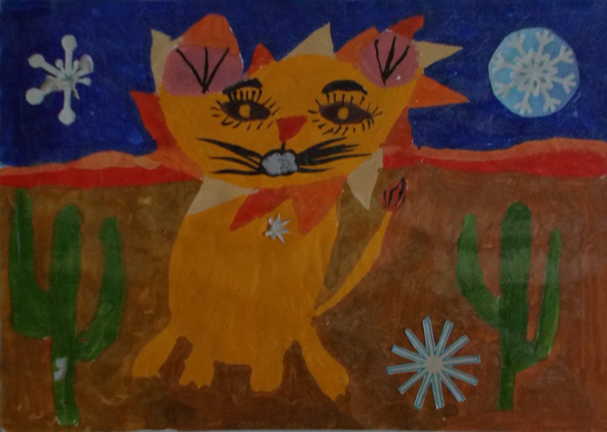 AdlerARTist's tweet photo. New rubric! #tbtchildhood #weekoffirstworks This painting was done in 2006-2007.It was my first work in art school (#evolutionoflion) https://t.co/yYcKibIDiD