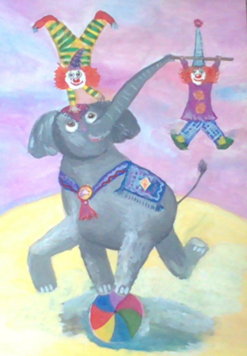AdlerARTist's tweet photo. Circus theme #tbtchildhood #weekoffirstworks https://t.co/ozdOSsP9NQ