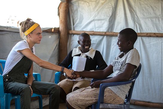 Be_Educated_Now's tweet photo. Thanks @caradelevigne for the work you do supporting the @refugee_gender https://t.co/1qw5FCieTL https://t.co/0QBrBNrDwV